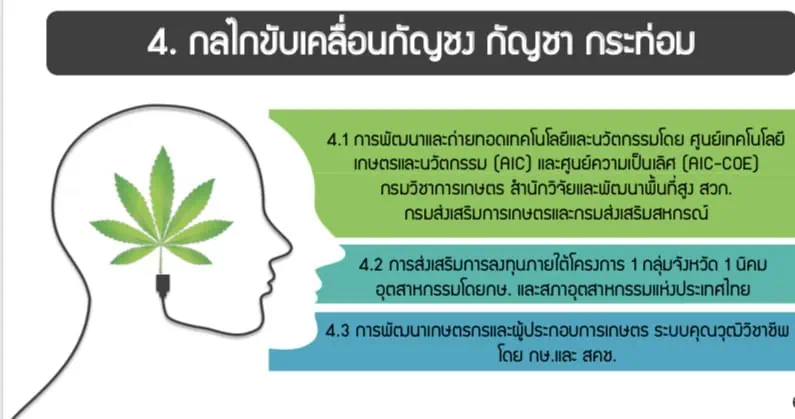 “อลงกรณ์”ชี้ไทยมีศักยภาพเป็น”ฮับกัญชา-กัญชง”พร้อมบุกตลาดโลก8แสนล้าน เดินหน้าประชุมสภาอุตสาหกรรมพุธนี้ “เฉลิมชัย”สั่งให้ความรู้เกษตรกรพร้อมสนับสนุนต้นน้ำถึงปลายน้ำ มอบAICทั่วประเทศร่วมขับเคลื่อน