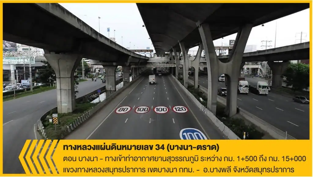 กระทรวงคมนาคมกำหนดถนนเพิ่มใช้ความเร็ว 120 กม./ชม.อีก 6 เส้นทาง เริ่ม 1 กันยายนนี้