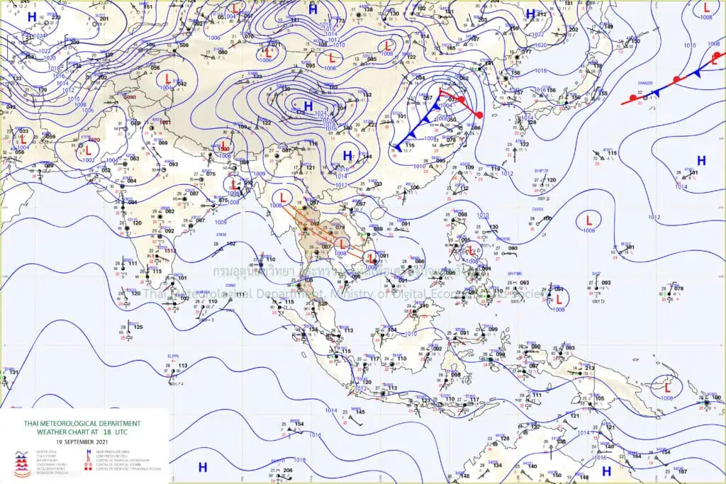 กรมอุตุนิยมวิทยาเตือนอีสานใต้ ตะวันออก อันตรายจากฝนตกหนักและหนักมาก ขอให้ประชาชนในพื้นที่เสี่ยงภัยระวังน้ำท่วมฉับพลันและน้ำป่าไหลหลาก