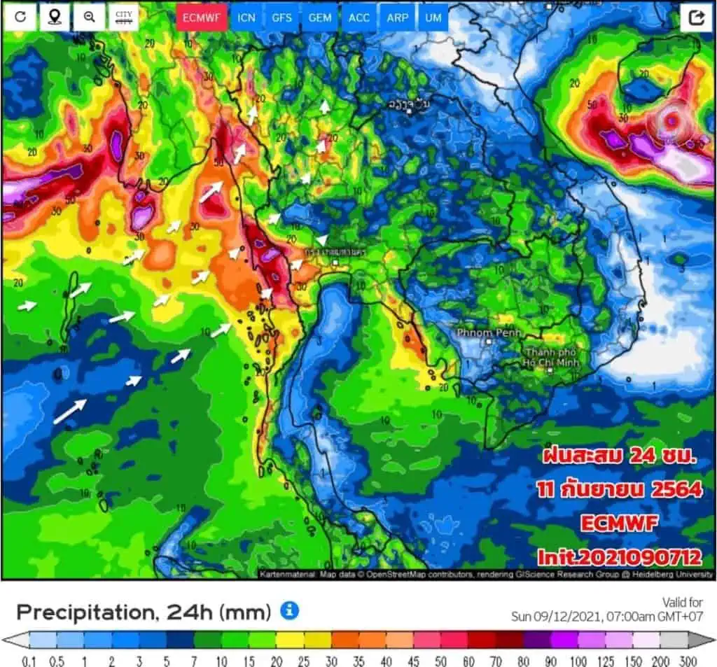 กรมอุตุฯเตือน 52 จังหวัด ฝนตกหนักถึงหนักมากระวังน้ำท่วม-น้ำป่า ‘กทม.-ปริมณฑล’ตกร้อยละ 80 ของพื้นที่ จับตาพายุโซนร้อน ‘โกนเซิน’