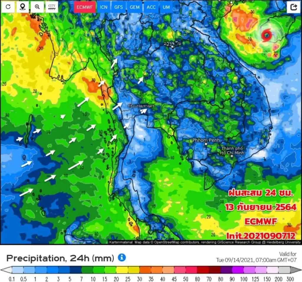 กรมอุตุฯเตือน 52 จังหวัด ฝนตกหนักถึงหนักมากระวังน้ำท่วม-น้ำป่า ‘กทม.-ปริมณฑล’ตกร้อยละ 80 ของพื้นที่ จับตาพายุโซนร้อน ‘โกนเซิน’