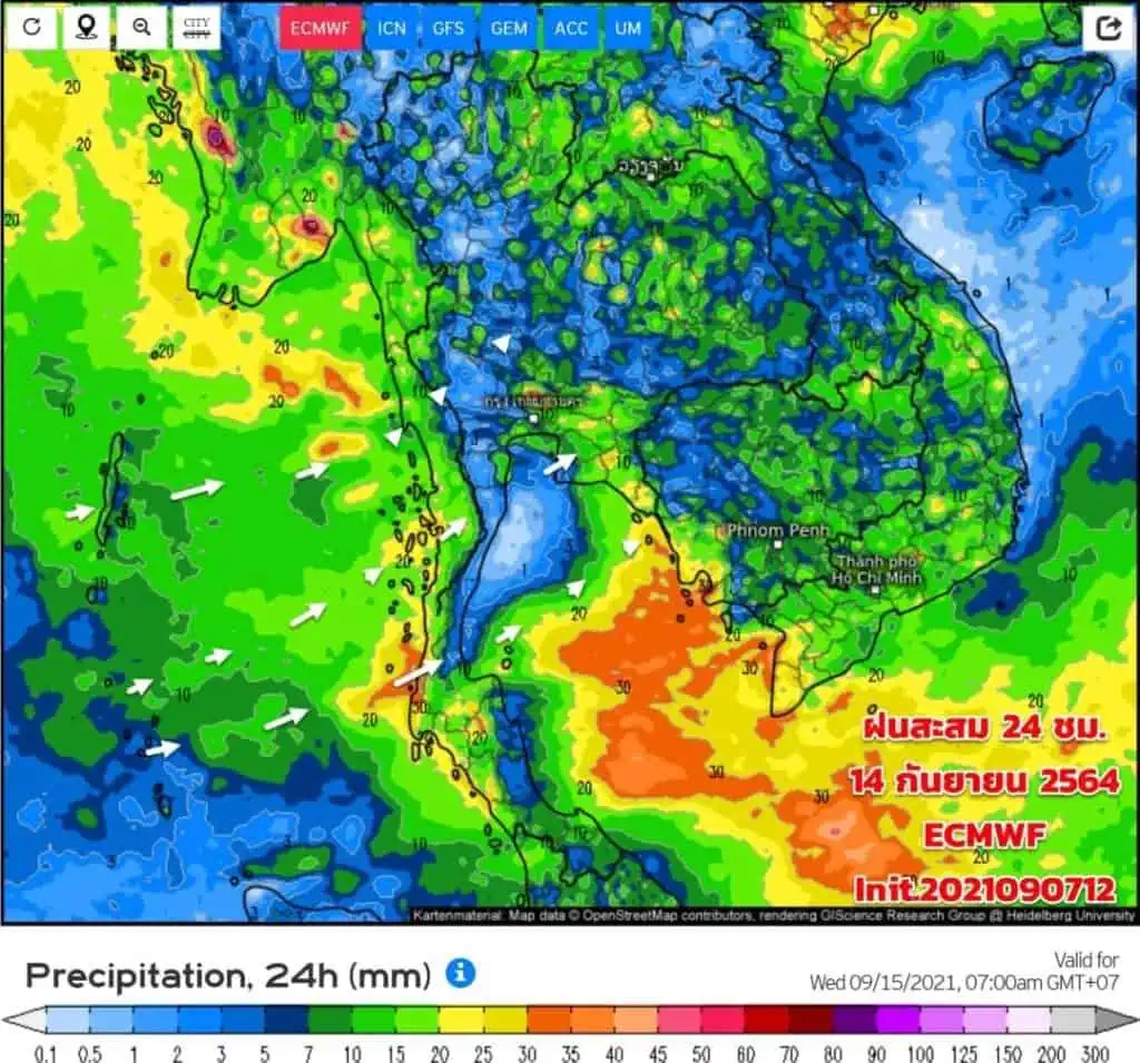 กรมอุตุฯเตือน 52 จังหวัด ฝนตกหนักถึงหนักมากระวังน้ำท่วม-น้ำป่า ‘กทม.-ปริมณฑล’ตกร้อยละ 80 ของพื้นที่ จับตาพายุโซนร้อน ‘โกนเซิน’