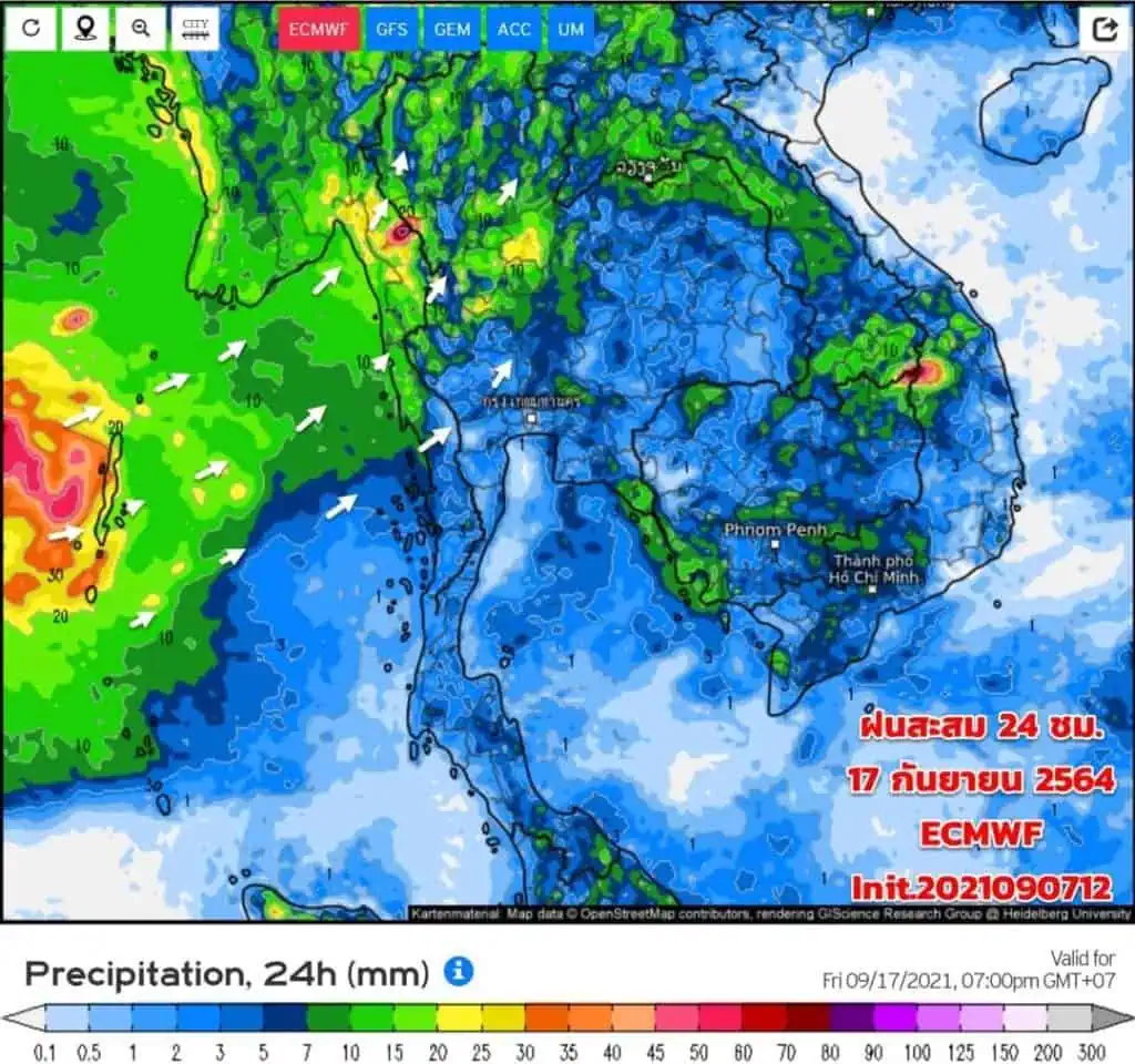 กรมอุตุฯเตือน 52 จังหวัด ฝนตกหนักถึงหนักมากระวังน้ำท่วม-น้ำป่า ‘กทม.-ปริมณฑล’ตกร้อยละ 80 ของพื้นที่ จับตาพายุโซนร้อน ‘โกนเซิน’