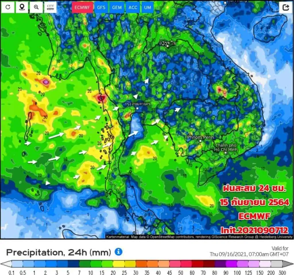 กรมอุตุฯเตือน 52 จังหวัด ฝนตกหนักถึงหนักมากระวังน้ำท่วม-น้ำป่า ‘กทม.-ปริมณฑล’ตกร้อยละ 80 ของพื้นที่ จับตาพายุโซนร้อน ‘โกนเซิน’