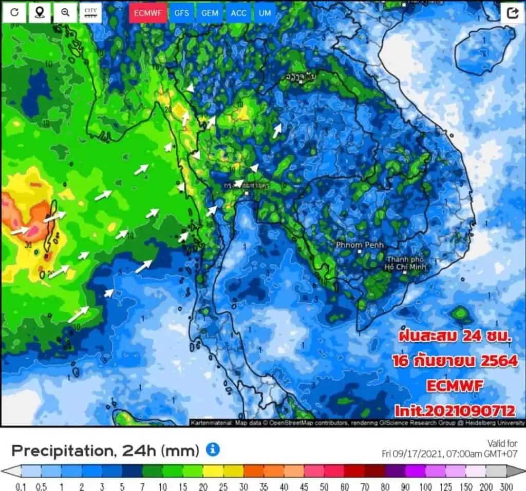 กรมอุตุฯเตือน 52 จังหวัด ฝนตกหนักถึงหนักมากระวังน้ำท่วม-น้ำป่า ‘กทม.-ปริมณฑล’ตกร้อยละ 80 ของพื้นที่ จับตาพายุโซนร้อน ‘โกนเซิน’