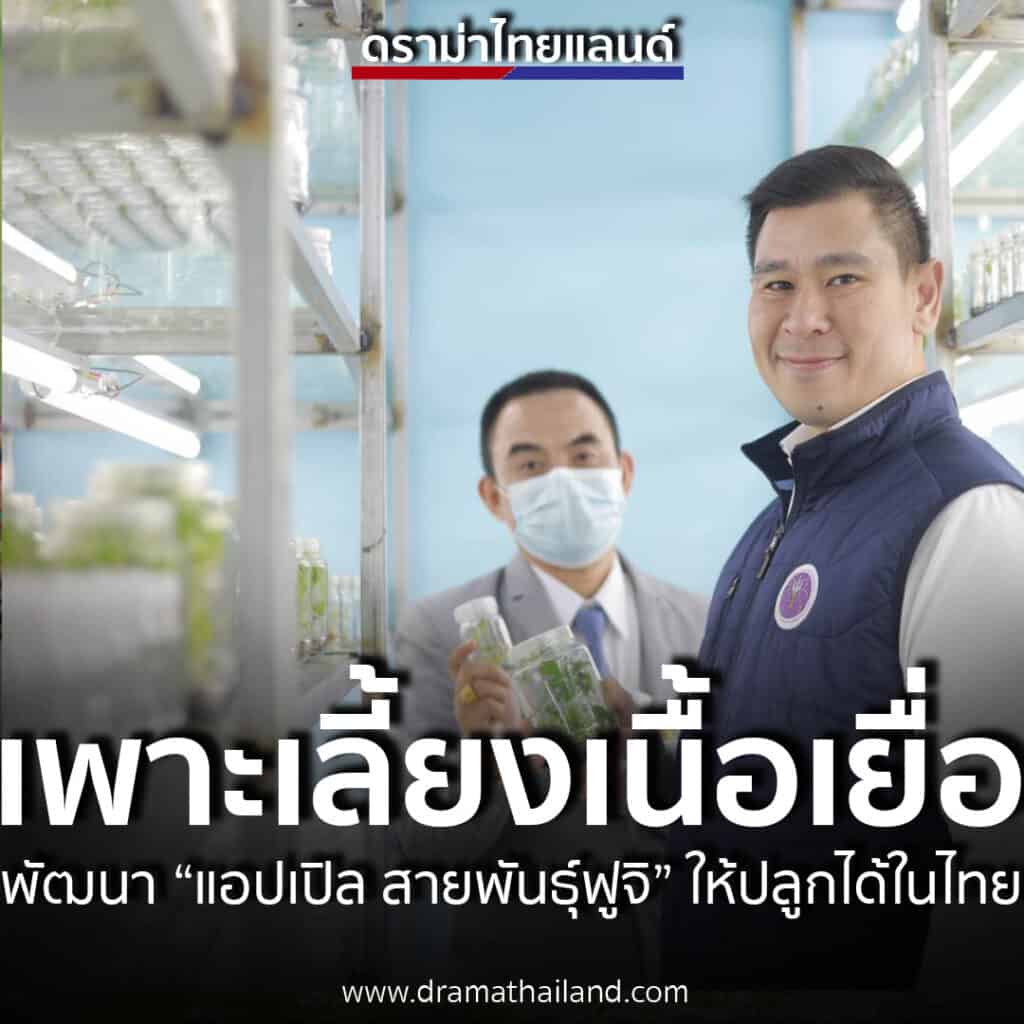 เลขานุการ รมว.อว.ลงพื้นที่พบผู้ประกอบการ “กิจการเพาะเลี้ยงเนื้อเยื่อพืช” ชูพัฒนา “แอปเปิล สายพันธุ์ฟูจิ” ให้ปลูกได้ในไทย เลขานุการ รมว.อว.ลงพื้นที่พบผู้ประกอบการ “กิจการเพาะเลี้ยงเนื้อเยื่อพืช” ชูพัฒนา “แอปเปิล สายพันธุ์ฟูจิ” ให้ปลูกได้ในไทย