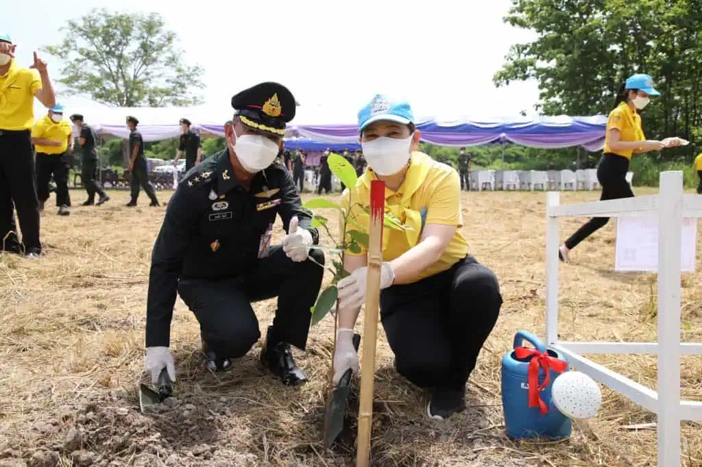 มทบ.33 จัดกิจกรรมปลูกต้นไม้เฉลิมพระเกียรติพระบรมราชินี