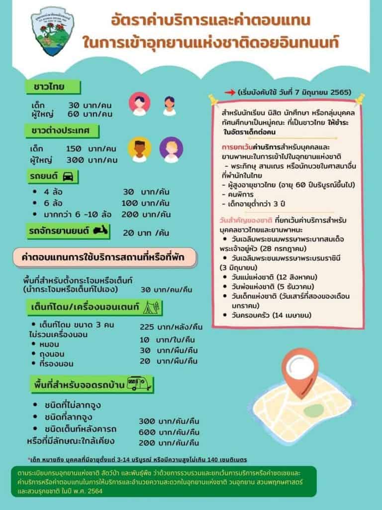 อช.ดอยอินทนนท์แจ้งปรับค่าบริการท่องเที่ยวมีผลตั้งแต่วันนี้ อช.ดอยอินทนนท์แจ้งปรับค่าบริการท่องเที่ยวมีผลตั้งแต่วันนี้