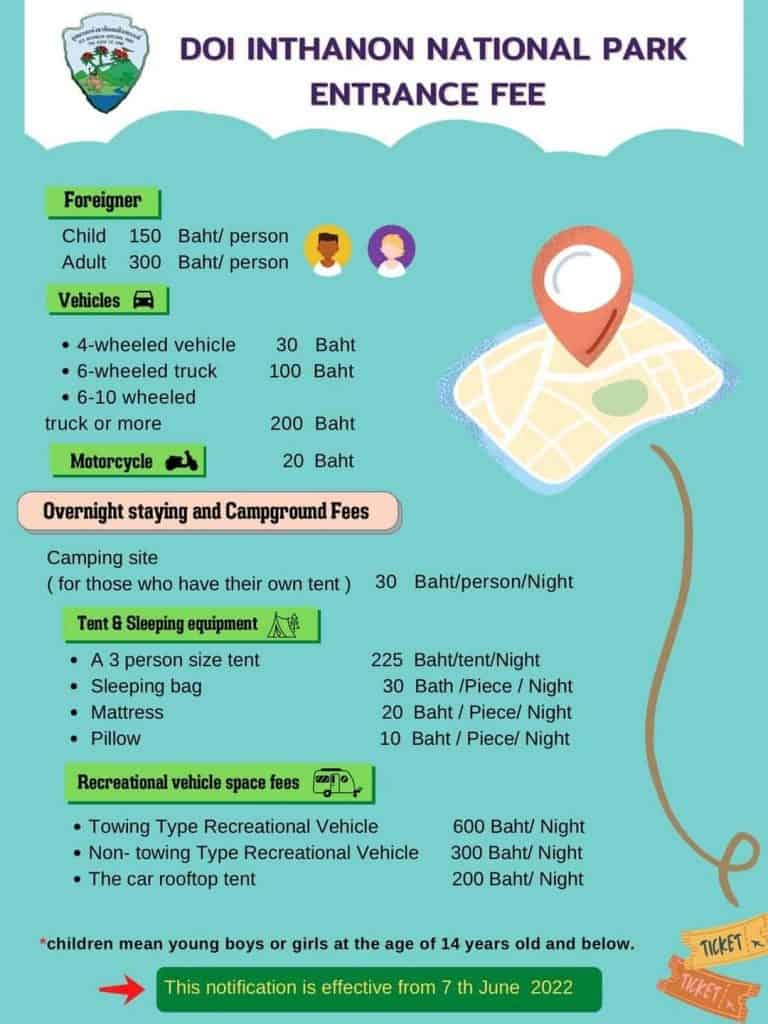 อช.ดอยอินทนนท์แจ้งปรับค่าบริการท่องเที่ยวมีผลตั้งแต่วันนี้ อช.ดอยอินทนนท์แจ้งปรับค่าบริการท่องเที่ยวมีผลตั้งแต่วันนี้