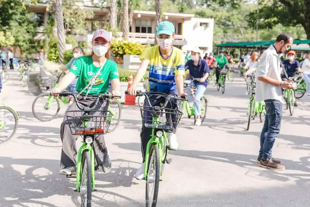 ม.แม่โจ้ จัดกิจกรรม MJU Car Free Day 2022 ขับเคลื่อน MJU Green University