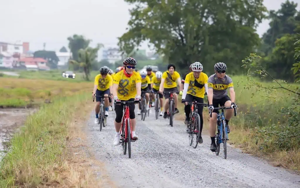 ปั่นโปรโมทงานจักรยาน เลอ แทปป์ บาย ตรูเดอ ฟรองซ์ (Le tape by Tour De France)ที่สองแคว