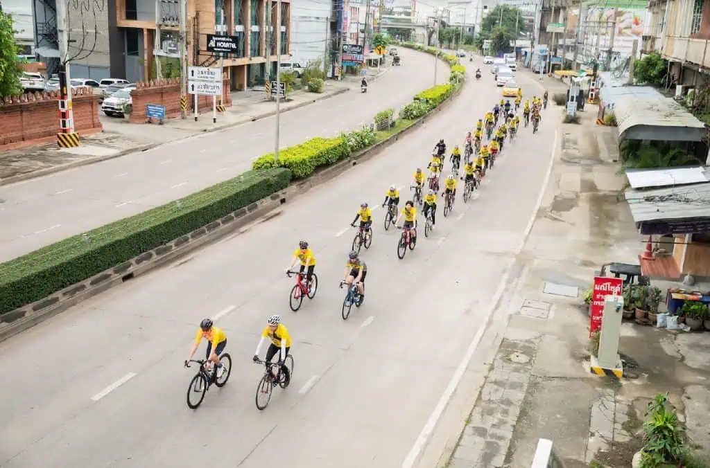 ปั่นโปรโมทงานจักรยาน เลอ แทปป์ บาย ตรูเดอ ฟรองซ์ (Le tape by Tour De France)ที่สองแคว