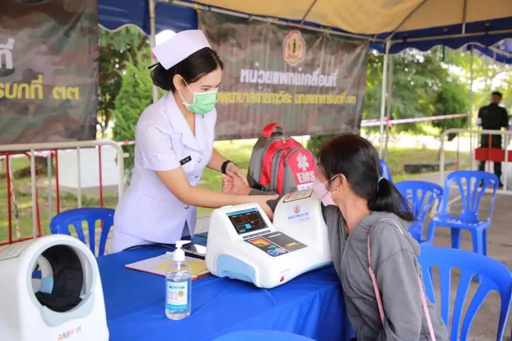 ผบ.มทบ.33 ต้อนรับครอบครัวทหารใหม่ จัดบริการอาหารและตรวจสุขภาพ