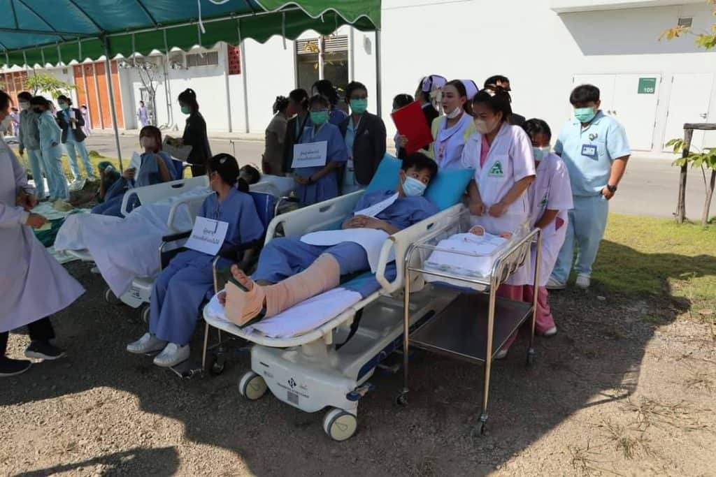 รพ.ลานนา 3 ซ้อมแผนฉุกเฉินแผ่นดินไหว รพ.ลานนา 3 ซ้อมแผนฉุกเฉินแผ่นดินไหว