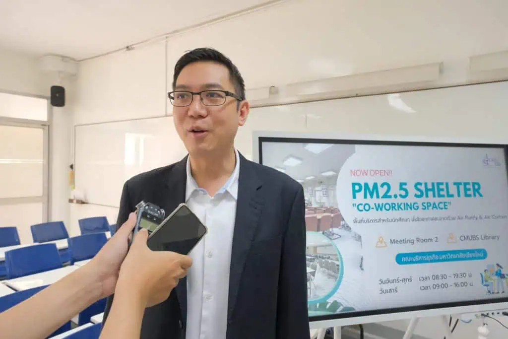 มช.พร้อมสู้ PM 2.5 มั่นใจทุกพื้นที่ปิดเป็นห้อง Clean Air