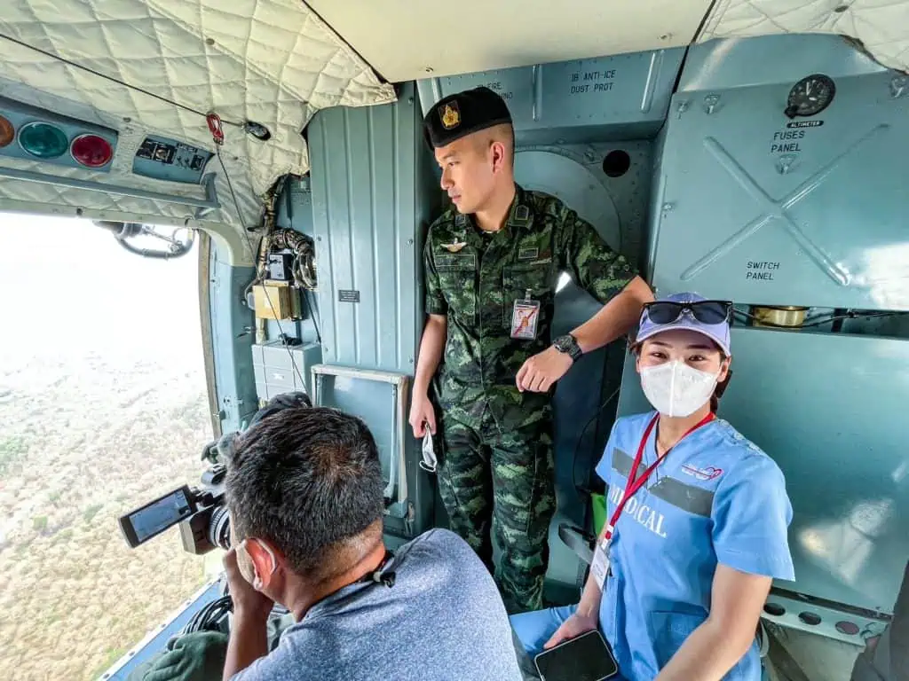 ศูนย์อำนวยการไฟป่าภาค 3 ระดมอากาศยานทุกรูปแบบปฏิบัติภารกิจเข้าควบคุมไฟป่า