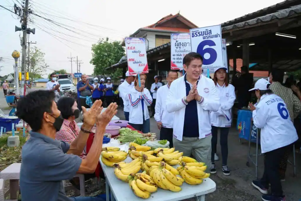 ผู้กองธรรมนัส ฟิตจัด!หาเสียงชาวพะเยาเลือกเบอร์ 6 ยกจังหวัด