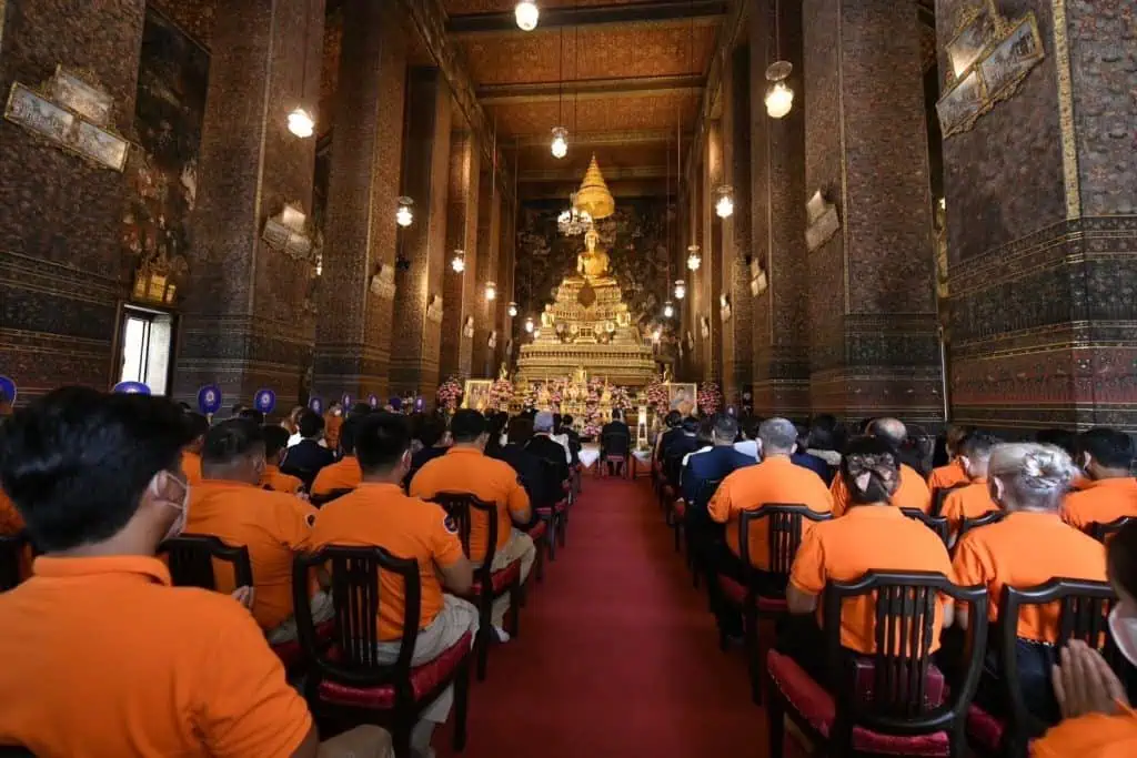 มูลนิธิอาสาเพื่อนพึ่ง (ภาฯ) ยามยาก สภากาชาดไทย จัดพิธีเจริญพระพุทธมนต์ ถวายเป็นพระกุศลใน สมเด็จพระเจ้าลูกเธอ เจ้าฟ้าพัชรกิติยาภา นเรนทิราเทพยวดี กรมหลวงราชสาริณีสิริพัชร มหาวัชรราชธิดา