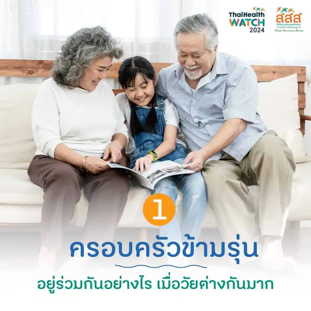 สสส.คาดการณ์สุขภาพคนไทยล่วงหน้า ผ่าน ThaiHealth WATCH 2024 “Next-Gen Living คุณภาพชีวิตในอนาคต” ห่วงคนละเจนคิดต่างกันเตรียมตั้งรับการเปลี่ยนแปลง