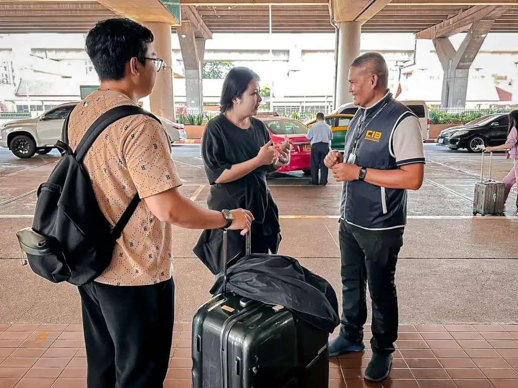 ตำรวจสอบสวนกลาง (CIB) ลงพื้นที่หมอชิต สนามบินดอนเมือง คุมเข้มป้องกันแท็กซี่เอาเปรียบผู้โดยสารช่วงปีใหม่​เทศกาลปีใหม่ 2567