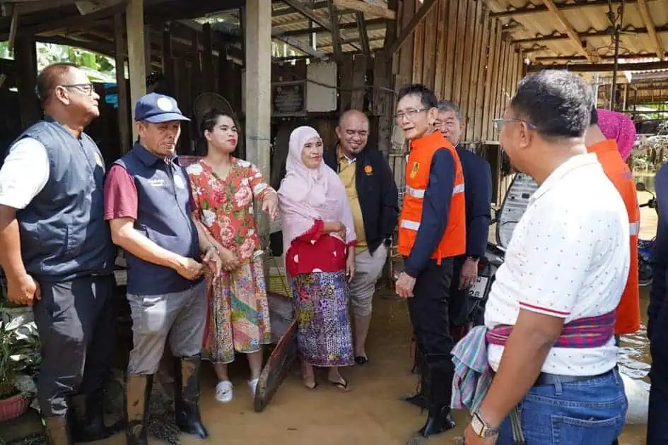 กรมป้องกันและบรรเทาสาธารณภัย รายงานมีสถานการณ์อุทกภัยในพื้นที่ภาคใต้ 3 จังหวัด ประสานพื้นที่เร่งดูแลและให้ความช่วยเหลือประชาชน