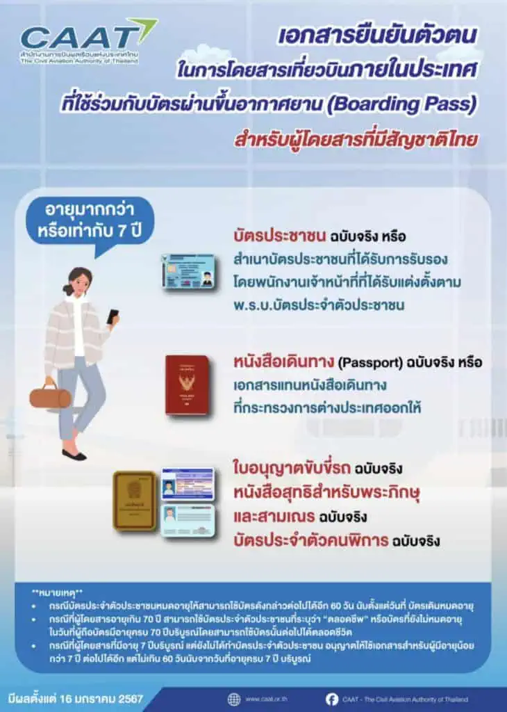 กพท.ปรับเกณฑ์ใหม่ ตรวจเอกสารก่อนขึ้นเครื่อง