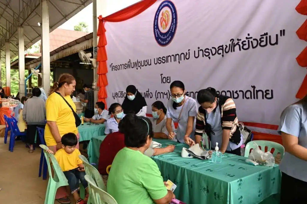 โครงการ "ฟื้นฟูชุมชน บรรเทาทุกข์ บำรุงสุขให้ยั่งยืน"