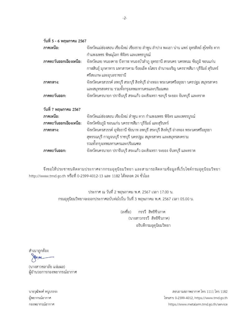 กรมอุตุนิยมวิทยาเตือนพายุฤดูร้อนภาคเหนือ อีสาน ภาคกลาง และตะวันออก รวมกทม. ขอให้ประชาชนหลีกเลี่ยงการอยู่ในที่โล่งแจ้ง ใต้ต้นไม้ใหญ่ สิ่งปลูกสร้าง และป้ายโฆษณา กรมอุตุนิยมวิทยาเตือนพายุฤดูร้อนภาคเหนือ อีสาน ภาคกลาง และตะวันออก รวมกทม. ขอให้ประชาชนหลีกเลี่ยงการอยู่ในที่โล่งแจ้ง ใต้ต้นไม้ใหญ่ สิ่งปลูกสร้าง และป้ายโฆษณา