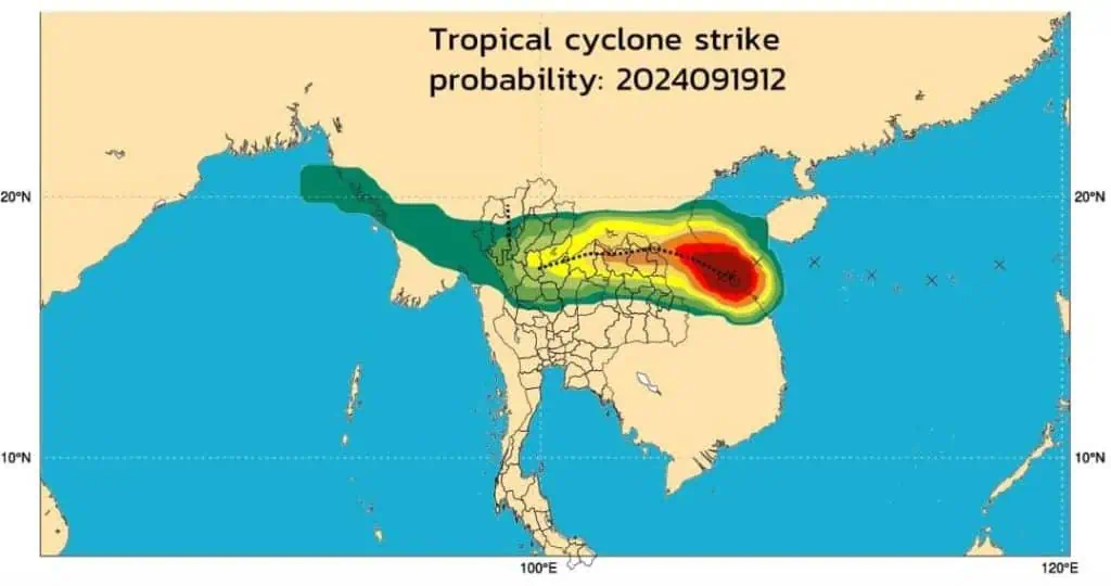 กรมอุตุนิยมวิทยาเตือน 54 จว. เตรียมรับฝนตกหนักถึงหนักมาก หลังพายุโซนร้อน ‘ซูลิก’ อ่อนกำลังลงเป็น พายุดีเปรสชัน เคลื่อนเข้าไทย