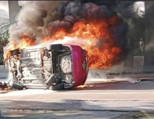 ระทึก! ไฟไหม้แท็กซี่ถนนพระราม 9 ซอยพระราม 9 ซอย 55 กรุงเทพฯ เจ็บ 5 เจ้าหน้าที่เร่งช่วยเหลือนำส่งโรงพยาบาล ระทึก! ไฟไหม้แท็กซี่ถนนพระราม 9 ซอยพระราม 9 ซอย 55 กรุงเทพฯ เจ็บ 5 เจ้าหน้าที่เร่งช่วยเหลือนำส่งโรงพยาบาล