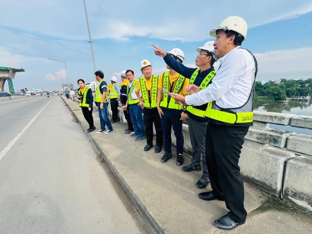 อธิบดีกรมทางหลวง ติดตามเร่งรัดโครงการก่อสร้างมอเตอร์เวย์สายM82 สายทางยกระดับบางขุนเทียน - บ้านแพ้ว อธิบดีกรมทางหลวง ติดตามเร่งรัดโครงการก่อสร้างมอเตอร์เวย์สายM82 สายทางยกระดับบางขุนเทียน - บ้านแพ้ว