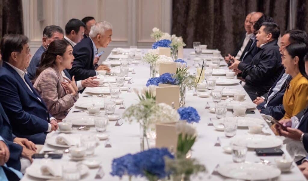 ‘ดินเนอร์’ พรรคร่วมรัฐบาลคึกครื้น ‘นายกฯ แพทองธาร’เป็นเจ้าภาพ ‘ดินเนอร์’ พรรคร่วมรัฐบาลคึกครื้น ‘นายกฯ แพทองธาร’เป็นเจ้าภาพ