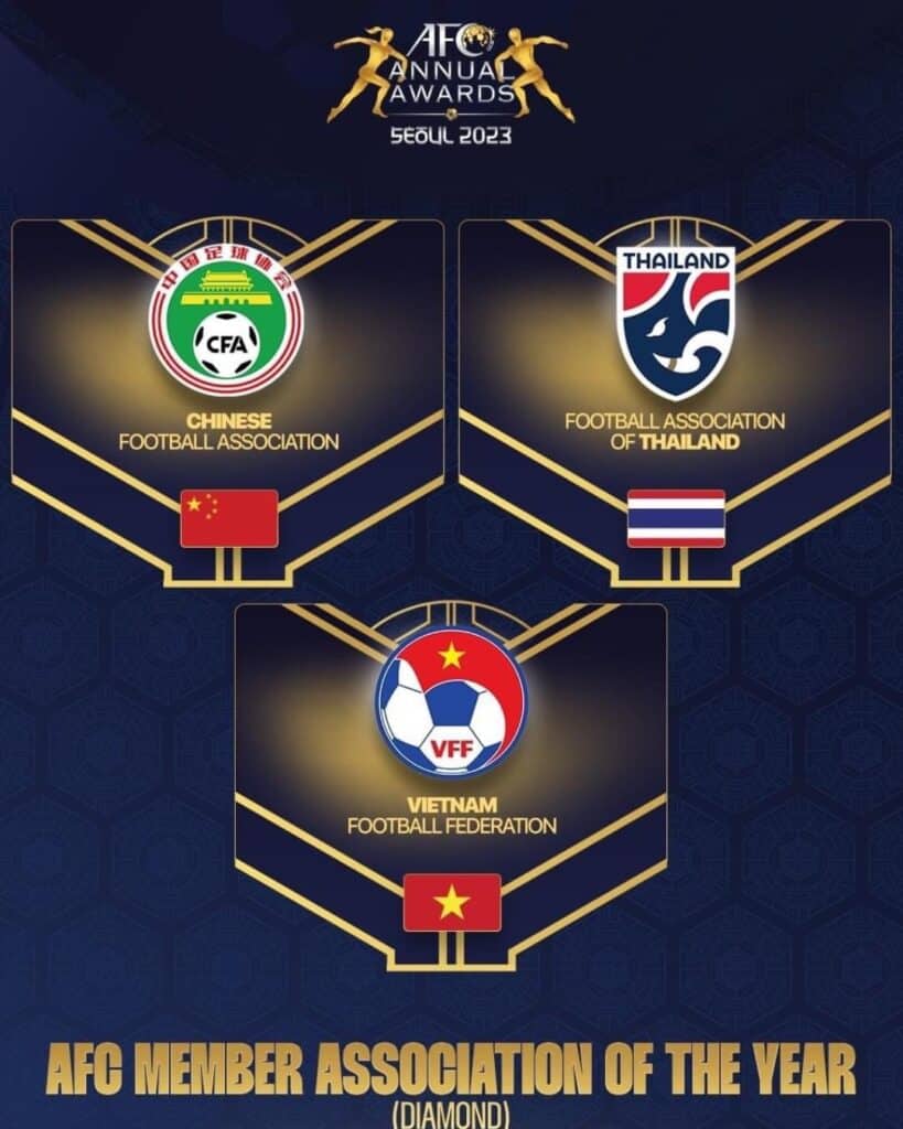 ระดับ Diamond ! 'ไทย' ลุ้นคว้าสมาคมบอลยอดเยี่ยม ระดับ Diamond ! 'ไทย' ลุ้นคว้าสมาคมบอลยอดเยี่ยม