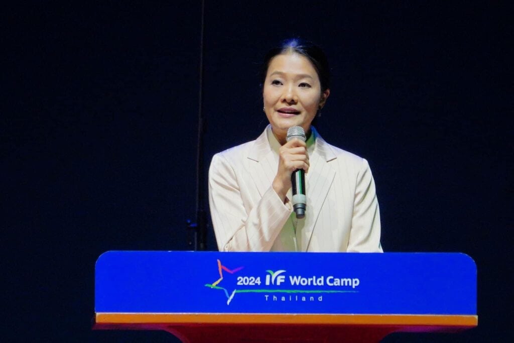 มท.อิ่ม “ธีรรัตน์” พบปะเยาวชนไทยและต่างประเทศ กว่า 4,000 คน ในงาน 2024 IYF World Camp มท.อิ่ม “ธีรรัตน์” พบปะเยาวชนไทยและต่างประเทศ กว่า 4,000 คน ในงาน 2024 IYF World Camp