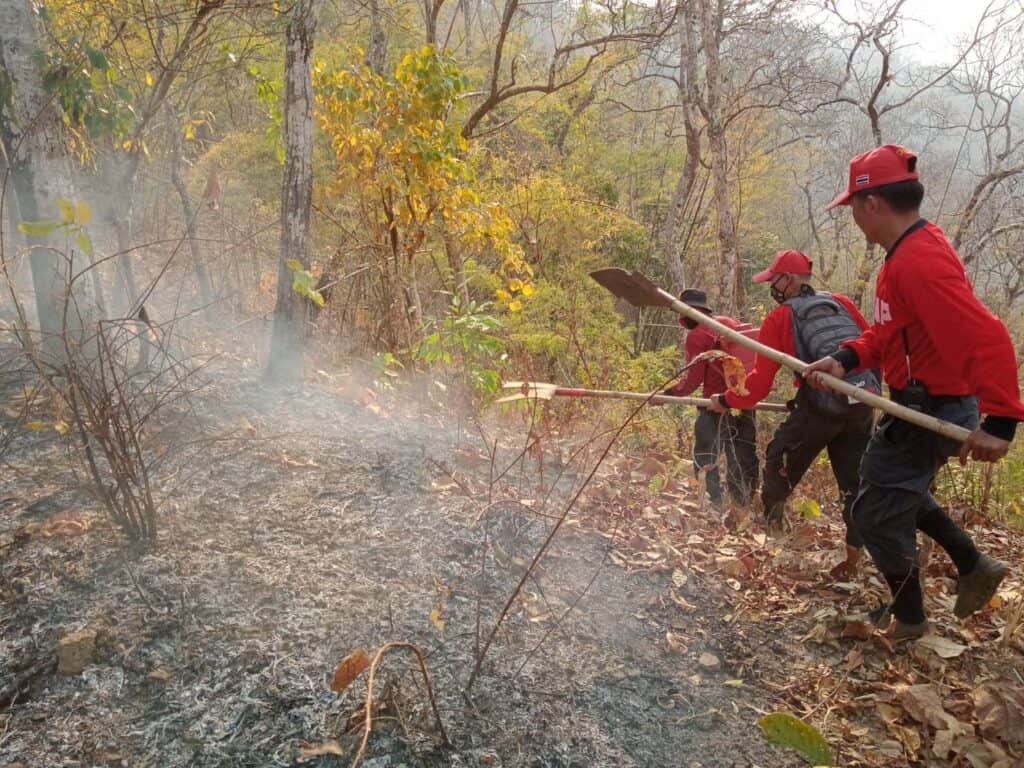 รมว.กระทรวงทรัพย์ เปิดกิจกรรมจิตอาสา ผนึกกำลังรัฐและประชาชนเตรียมรับสถานการณ์ไฟป่า จ.แม่ฮ่องสอน รมว.กระทรวงทรัพย์ เปิดกิจกรรมจิตอาสา ผนึกกำลังรัฐและประชาชนเตรียมรับสถานการณ์ไฟป่า จ.แม่ฮ่องสอน