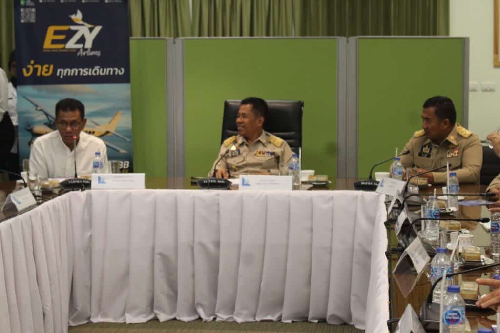 สายการบิน Ezy Airlines ประชุมร่วมกับภาครัฐ เอกชน ถึงความพร้อมในการเปิดเส้นทางการบิน หาดใหญ่-เบตง ส่งเสริมและการกระจายนักท่องเที่ยวสู่เมืองรอง สายการบิน Ezy Airlines ประชุมร่วมกับภาครัฐ เอกชน ถึงความพร้อมในการเปิดเส้นทางการบิน หาดใหญ่-เบตง ส่งเสริมและการกระจายนักท่องเที่ยวสู่เมืองรอง