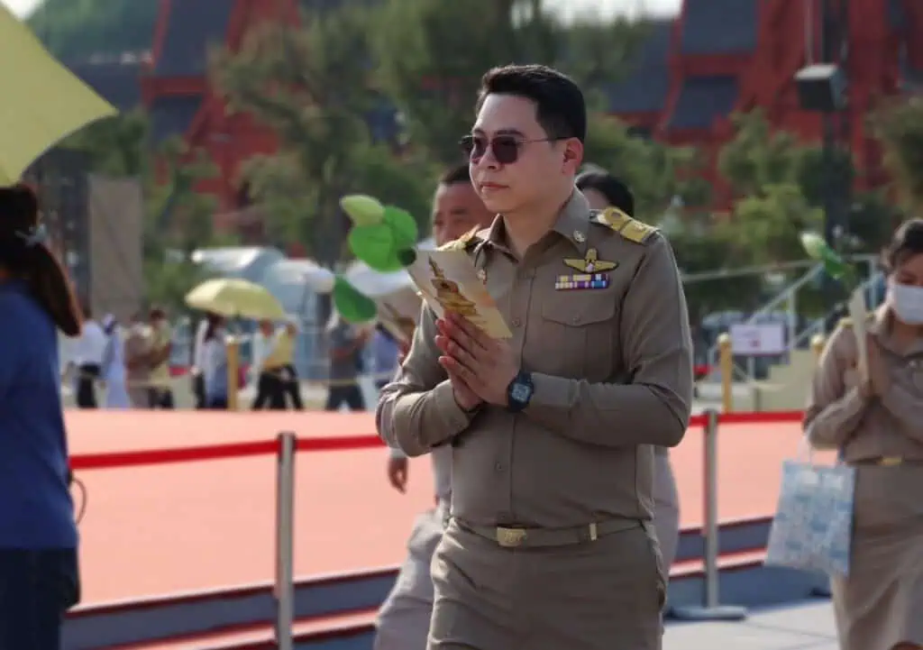 สกสค. ร่วมพิธีเจริญพระพุทธมนต์ถวายเป็นพุทธบูชาพระบรมสารีริกธาตุ