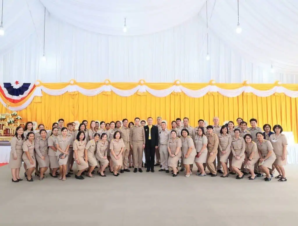 สกสค. ร่วมพิธีเจริญพระพุทธมนต์ถวายเป็นพุทธบูชาพระบรมสารีริกธาตุ