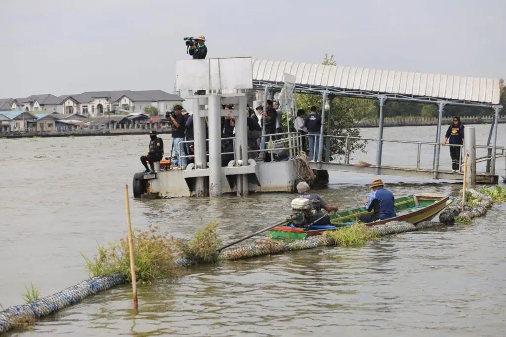 จำลองเหตุการณ์ “แตงโม นิดา” พลัดตกเรือกลางแม่น้ำเจ้าพระยา