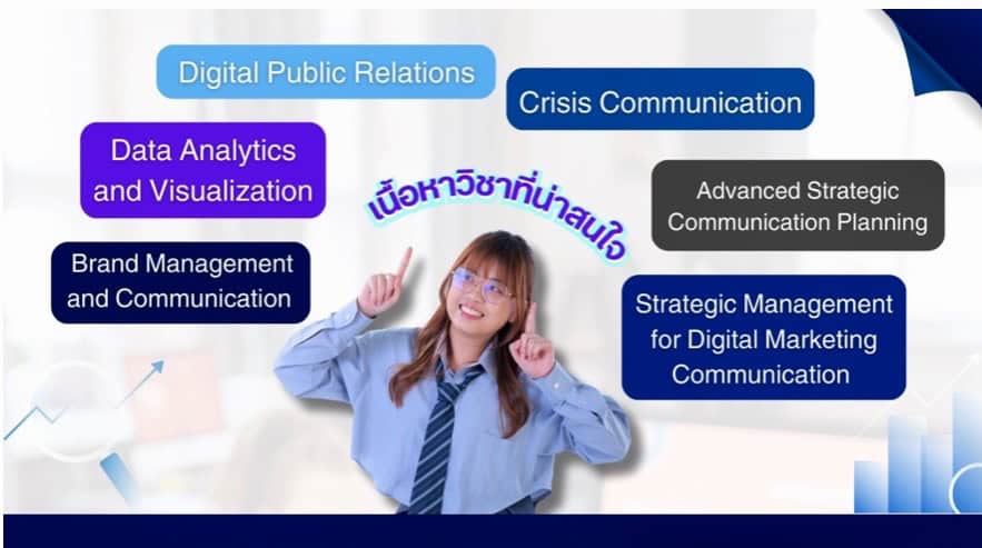ด่วน! เปิดรับสมัครแล้ว หลักสูตรนิเทศศาสตรมหาบัณฑิต (สาขาวิชาการสื่อสารการตลาดดิจิทัล) มหาวิทยาลัยธุรกิจบัณฑิตย์ Master of Communication Arts Program in Digital Marketing Communication ด่วน! เปิดรับสมัครแล้ว หลักสูตรนิเทศศาสตรมหาบัณฑิต (สาขาวิชาการสื่อสารการตลาดดิจิทัล) มหาวิทยาลัยธุรกิจบัณฑิตย์ Master of Communication Arts Program in Digital Marketing Communication