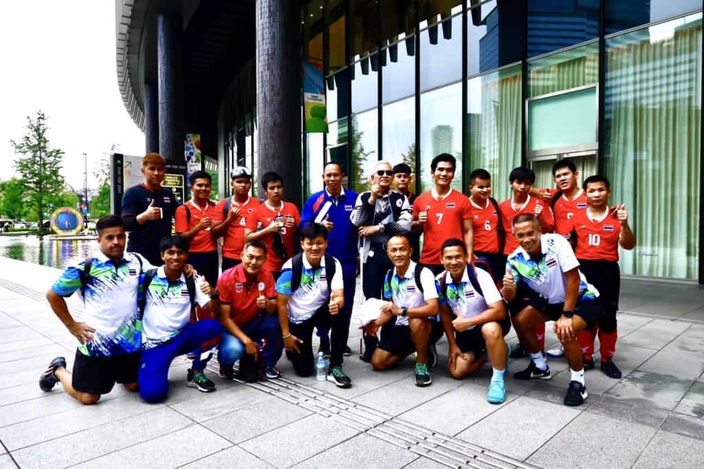 ทัพลูกหนังตาบอดไทยบดกับแข้งฟ้าขาว เบอร์หนึ่งโลกสุดระทึก ก่อนพ่ายไปหวุดหวิด 0-1 ทัพลูกหนังตาบอดไทยบดกับแข้งฟ้าขาว เบอร์หนึ่งโลกสุดระทึก ก่อนพ่ายไปหวุดหวิด 0-1