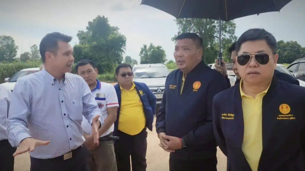 กมธ.สิ่งแวดล้อม วุฒิสภาตรวจสอบโรงงานโลหะ เหตุชาวบ้านกบินทร์บุรี ฮือต้านก่อสร้าง