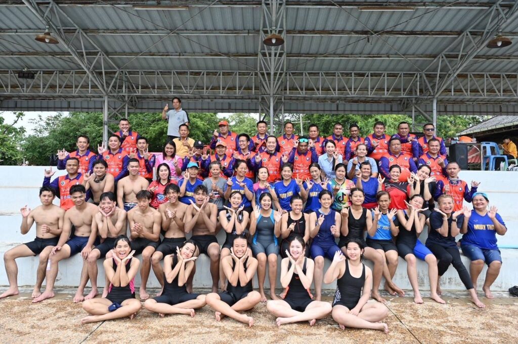 มูลนิธิอาสาเพื่อนพึ่ง (ภาฯ) ยามยาก สภากาชาดไทย ร่วมกับกระทรวงสาธารณสุข เขตสุขภาพที่ 5 จัดโครงการพัฒนาศักยภาพเครือข่ายการเฝ้าระวังและการป้องกันอุบัติภัยทางน้ำ
