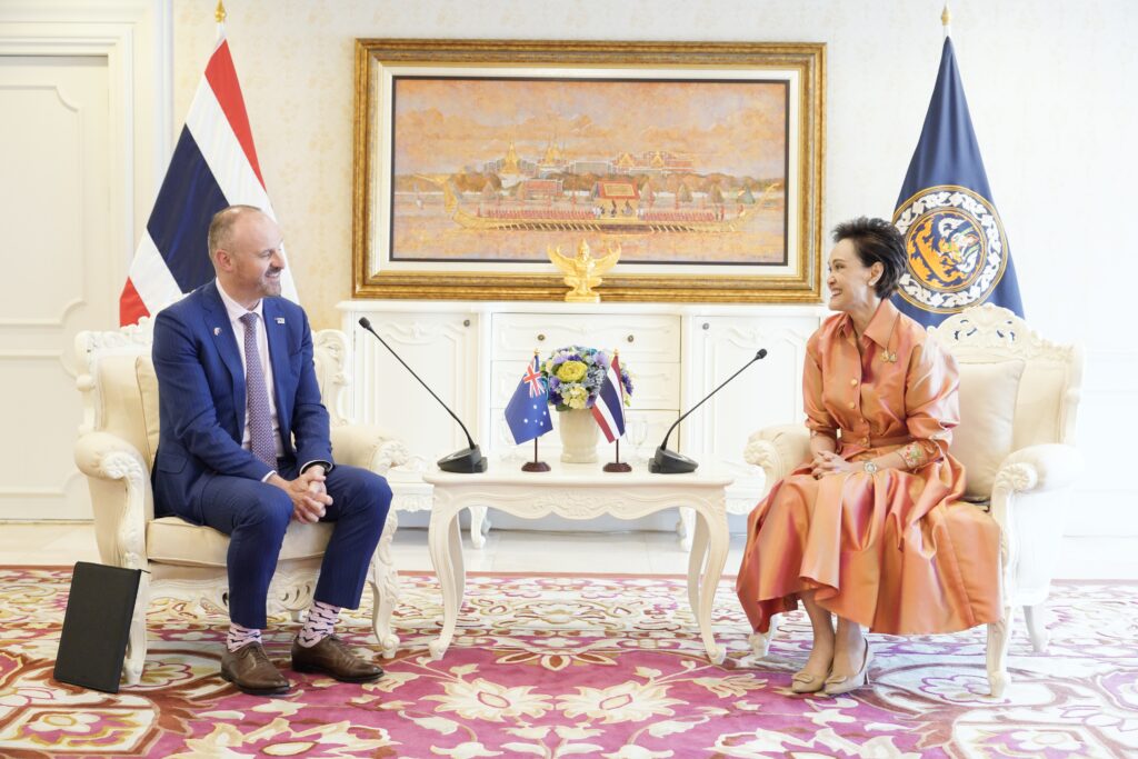 “ศุภจี” ถกหัวหน้าผู้บริหารเขตปกครองพิเศษรัฐออสเตรเลียนแคพิทอลเทร์ริทอรี เดินหน้ากระชับความร่วมมือการค้า-การลงทุนไทย-ออสเตรเลีย
