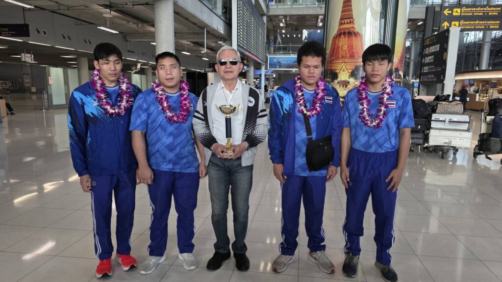 นายกอำนวย ร่วมยินดี “ทัพยูโดคนตาบอดไทย คว้า 3 เหรียญ ที่ 3 เอเชีย” นายกอำนวย ร่วมยินดี “ทัพยูโดคนตาบอดไทย คว้า 3 เหรียญ ที่ 3 เอเชีย”