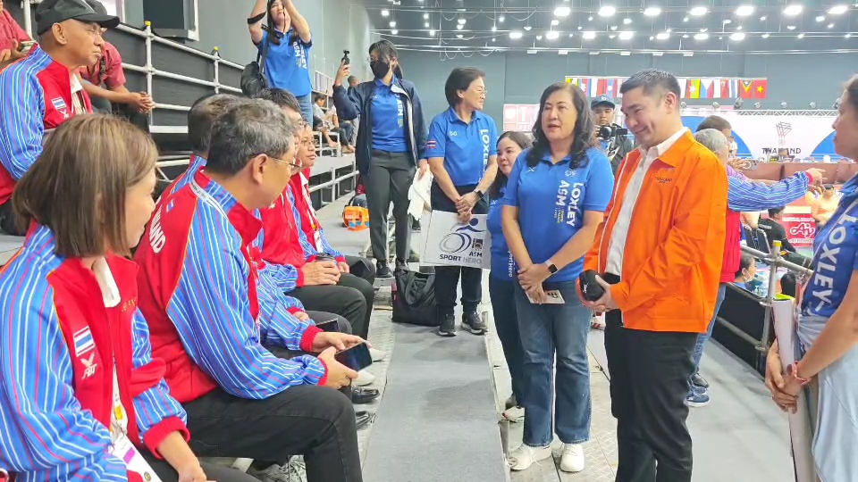 'สว.จำลอง' ลุยโคราชเยี่ยมอาเซียนพาราเกมส์ 'ดร.ณัฏฐ์' แนะกกท. เซ็น MOU เอกชนรับนักกีฬาพิการเข้าทำงาน 'สว.จำลอง' ลุยโคราชเยี่ยมอาเซียนพาราเกมส์ 'ดร.ณัฏฐ์' แนะกกท. เซ็น MOU เอกชนรับนักกีฬาพิการเข้าทำงาน