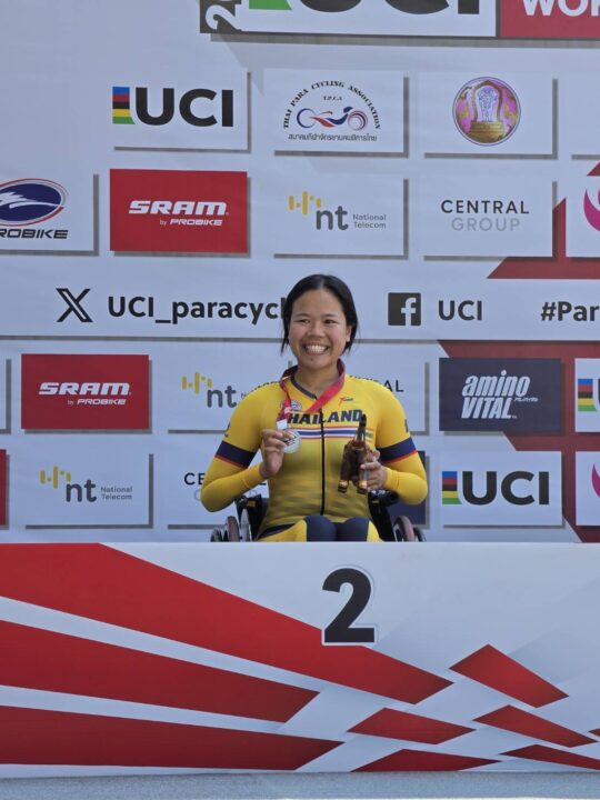 นักปั่นพาราไทยคว้า 2 เงิน 1 แดง กรุยทางสู่สังเวียนชิงแชมป์โลก 2026 นักปั่นพาราไทยคว้า 2 เงิน 1 แดง กรุยทางสู่สังเวียนชิงแชมป์โลก 2026