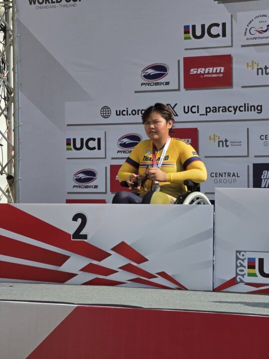 นักปั่นพาราไทยคว้า 2 เงิน 1 แดง กรุยทางสู่สังเวียนชิงแชมป์โลก 2026 นักปั่นพาราไทยคว้า 2 เงิน 1 แดง กรุยทางสู่สังเวียนชิงแชมป์โลก 2026