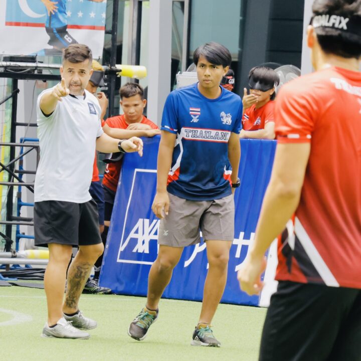 แข้งตาบอดเลือดใหม่ พร้อมดวลมังกรจีน "โค้ชมาร์เกซ" ชูหัวใจมวยไทย หวังสร้างประวัติศาสตร์เก็บตั๋วพาราลิมปิก 2028 แข้งตาบอดเลือดใหม่ พร้อมดวลมังกรจีน "โค้ชมาร์เกซ" ชูหัวใจมวยไทย หวังสร้างประวัติศาสตร์เก็บตั๋วพาราลิมปิก 2028